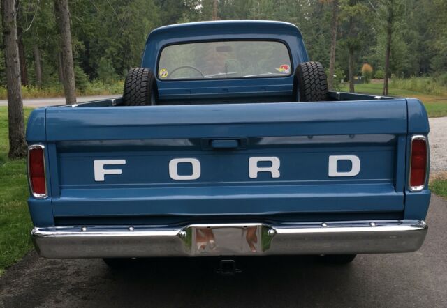 1965 Blue Ford F-100 Standard Cab Pickup