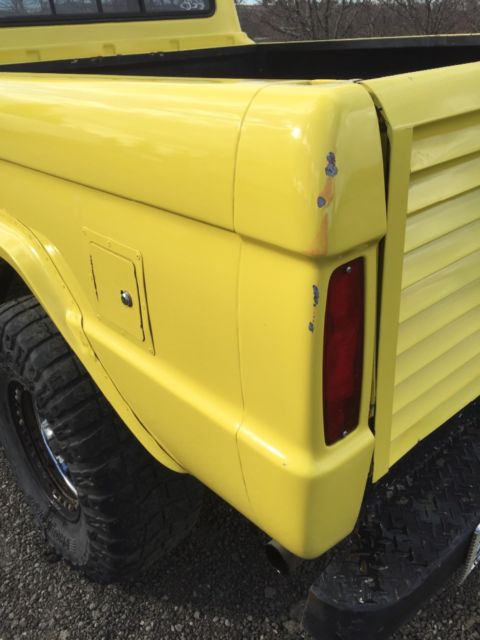 1965 Yellow Ford F-100