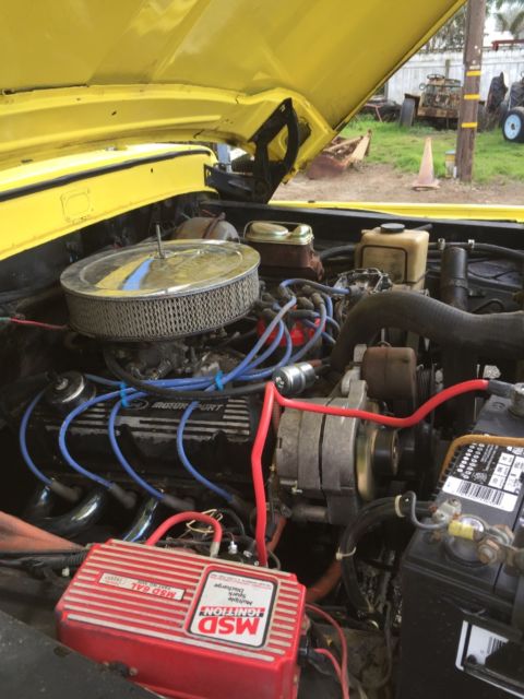 1965 Yellow Ford F-100