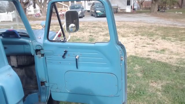 1965 Blue Ford F-100 Standard Cab Pickup