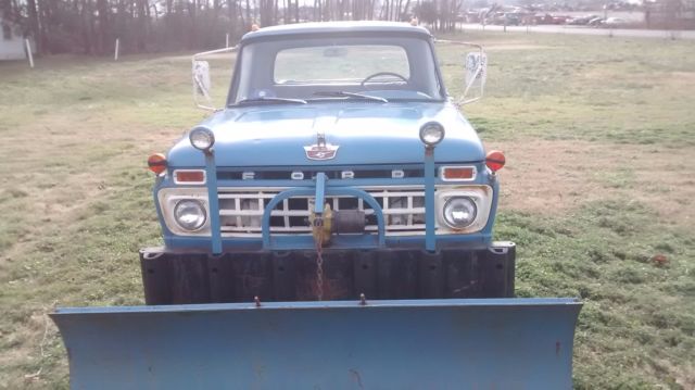 1965 Blue Ford F-100 Standard Cab Pickup