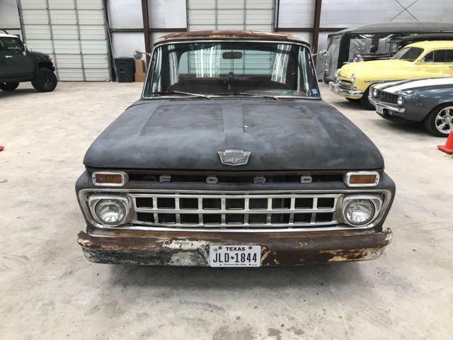 1965 Black Ford F-100 Standard Cab Pickup