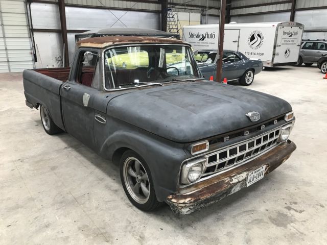 1965 Black Ford F-100 Standard Cab Pickup