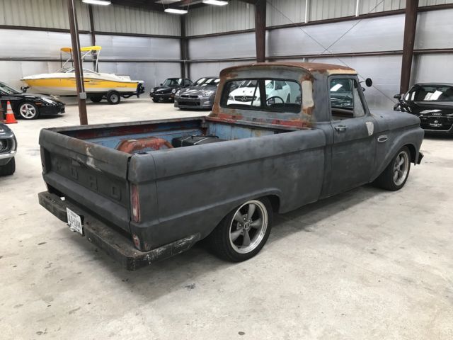 1965 Black Ford F-100 Standard Cab Pickup