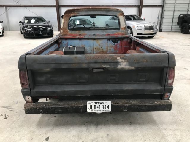 1965 Black Ford F-100 Standard Cab Pickup