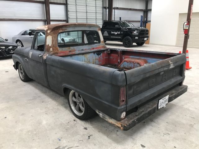 1965 Black Ford F-100 Standard Cab Pickup