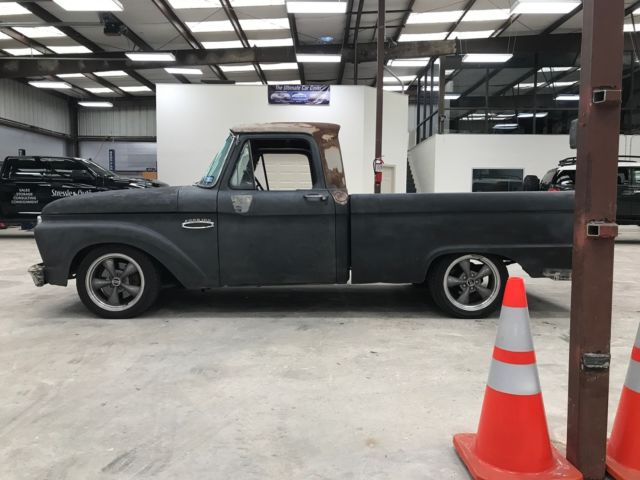 1965 Black Ford F-100 Standard Cab Pickup