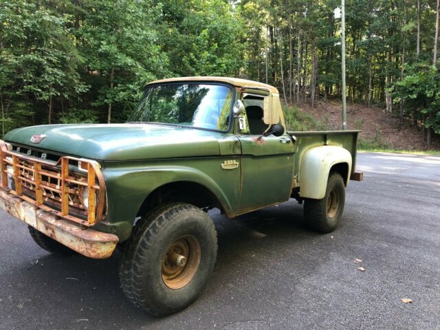 1965 Green Ford F-100 Standard Cab Pickup