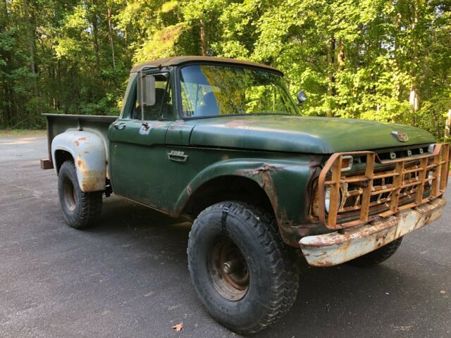 1965 Green Ford F-100 Standard Cab Pickup