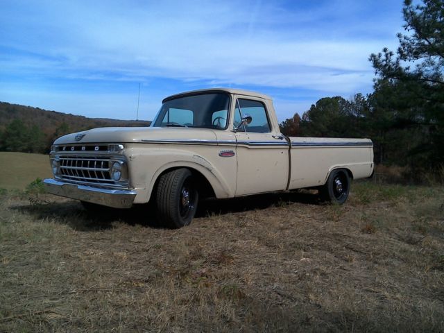 1965 White Ford F-100 Pickup Truck