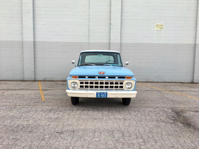 1965 Blue Ford F-100