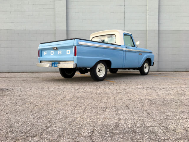 1965 Blue Ford F-100