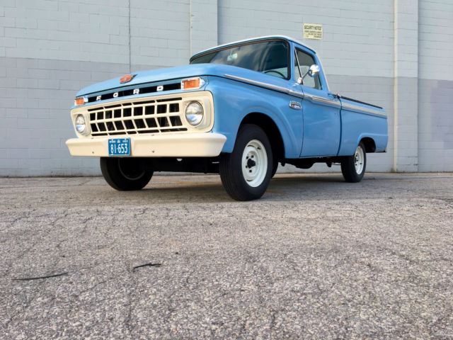1965 Blue Ford F-100