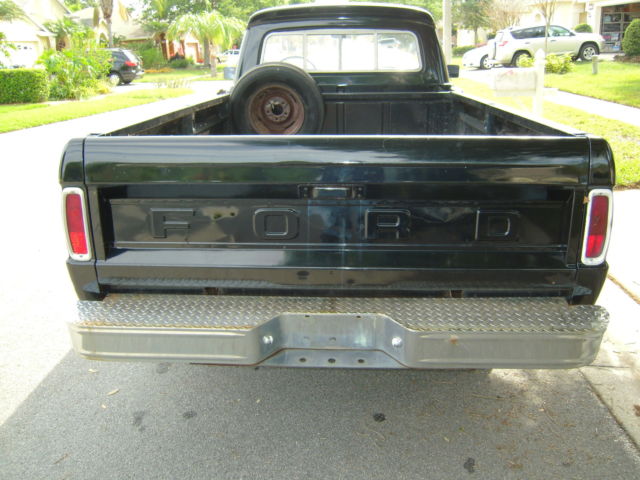 1965 Black Ford F-100 Pickup - Longbed
