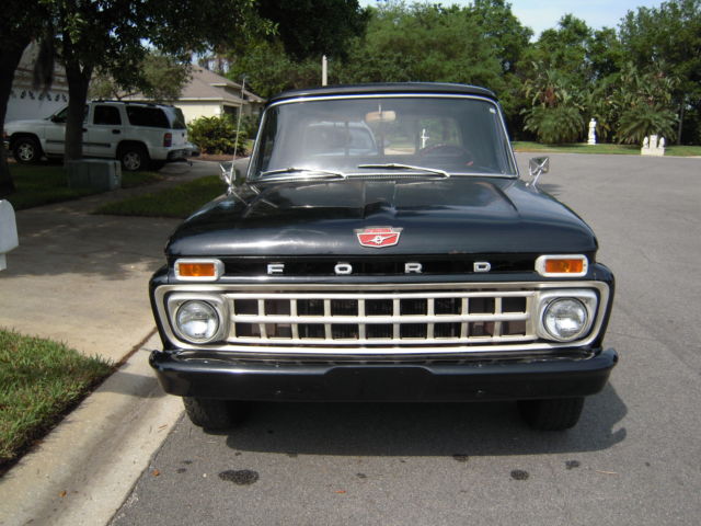 1965 Black Ford F-100 Pickup - Longbed