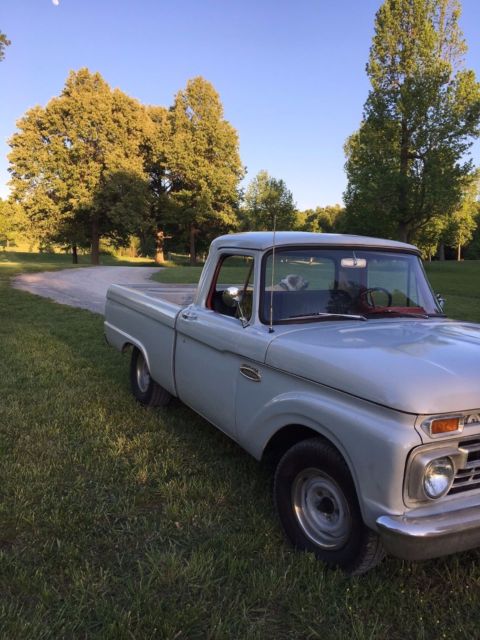 1965 gray Ford F-100 Standard Cab Pickup