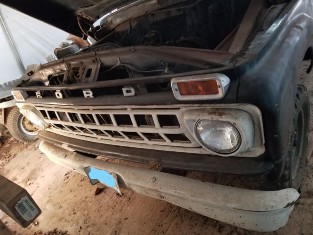 1965 Black Ford F-250 Standard Cab Pickup