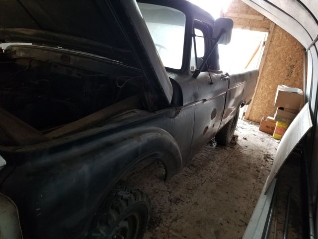 1965 Black Ford F-250 Standard Cab Pickup