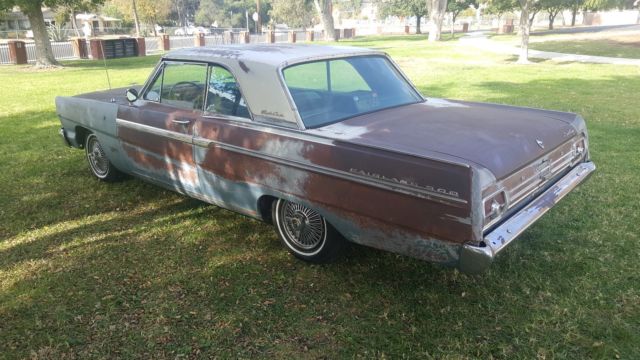 1965 Blue Ford Fairlane Coupe