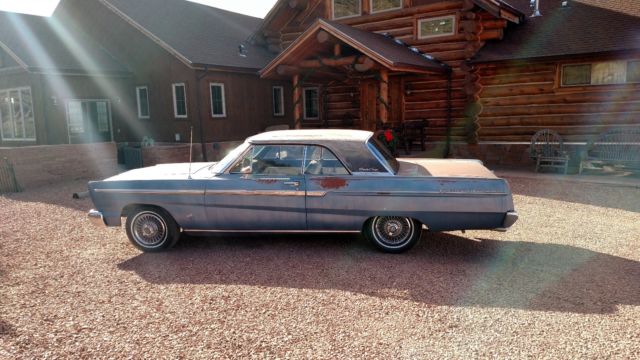 1965 Blue Ford Fairlane Coupe