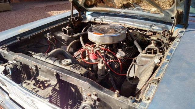 1965 Blue Ford Fairlane Coupe