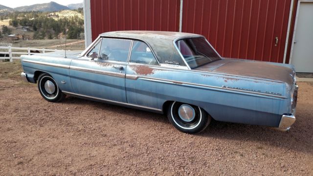 1965 Blue Ford Fairlane Coupe