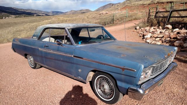 1965 Blue Ford Fairlane Coupe