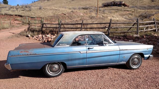 1965 Blue Ford Fairlane Coupe
