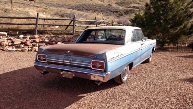 1965 Blue Ford Fairlane Coupe
