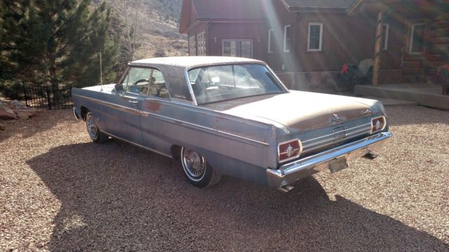 1965 Blue Ford Fairlane Coupe
