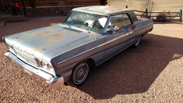 1965 Blue Ford Fairlane Coupe