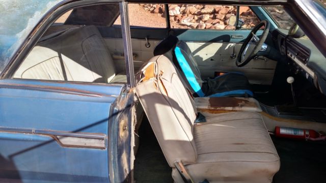 1965 Blue Ford Fairlane Coupe