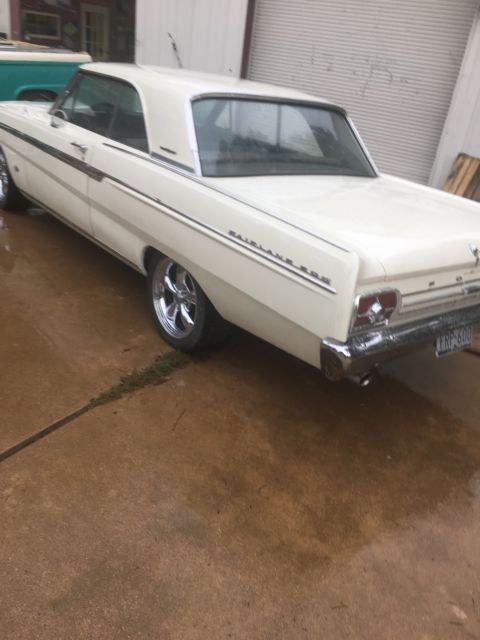 1965 White Ford Fairlane Coupe