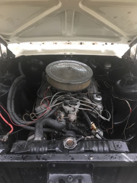 1965 White Ford Fairlane Coupe