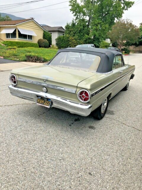 1965 Green Ford Falcon Convertible