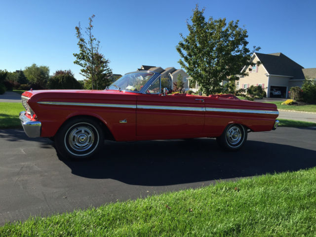 1965 Red Ford Falcon Convertible