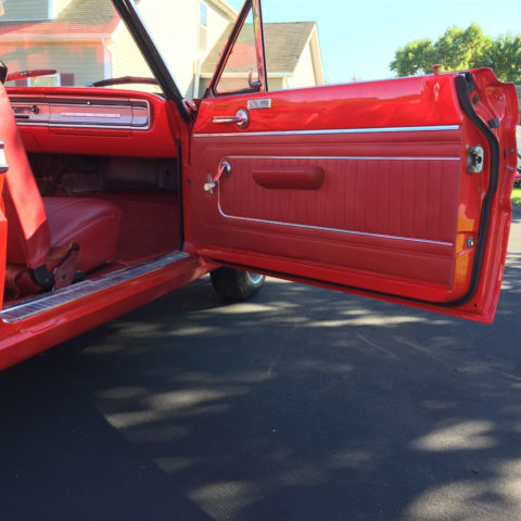 1965 Red Ford Falcon Convertible