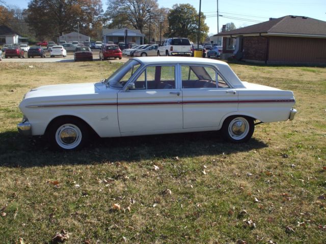 1965 White Ford Falcon Sedan