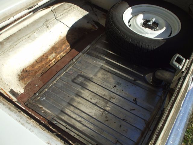 1965 White Ford Falcon Sedan