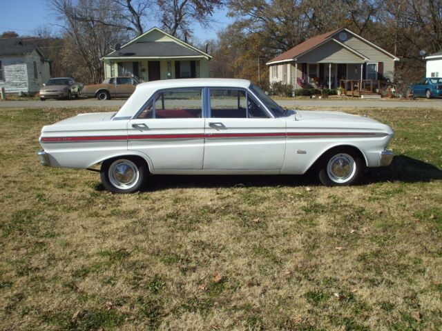 1965 White Ford Falcon Sedan