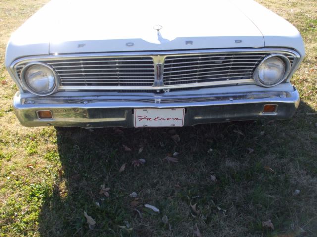 1965 White Ford Falcon Sedan