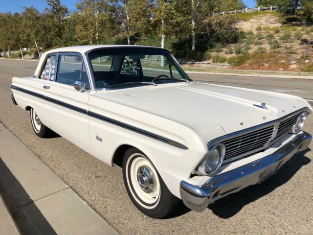 1965 White Ford Falcon