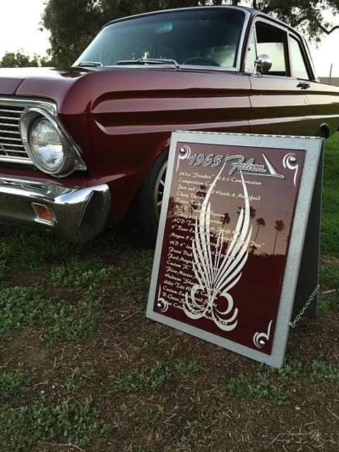 1965 Red Ford Falcon