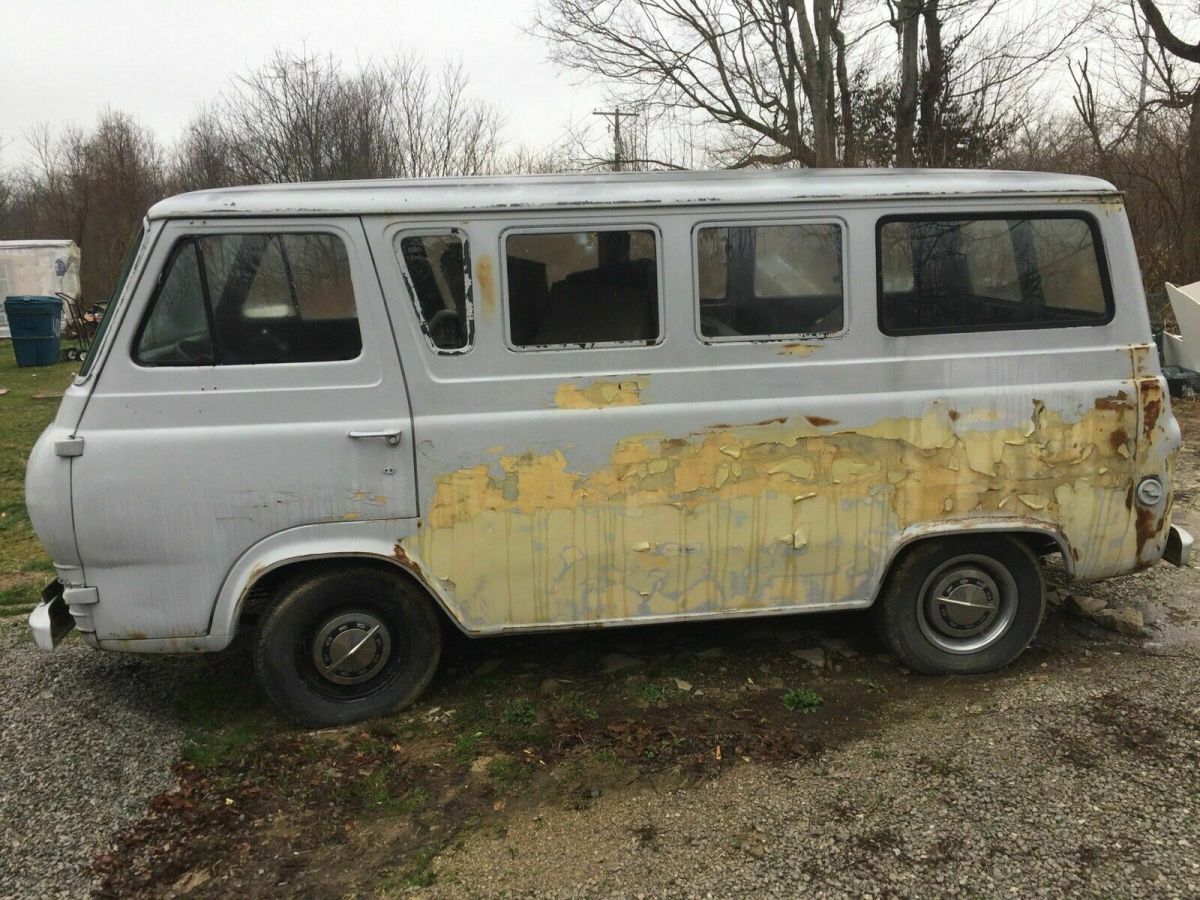 1965 Gray Ford Falcon Van