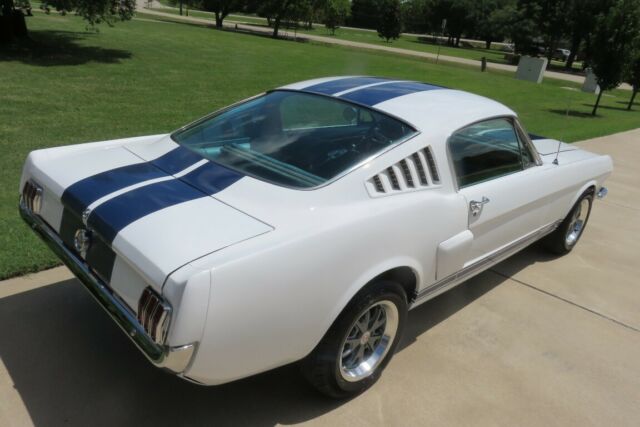 1965 White Ford Mustang Fastback