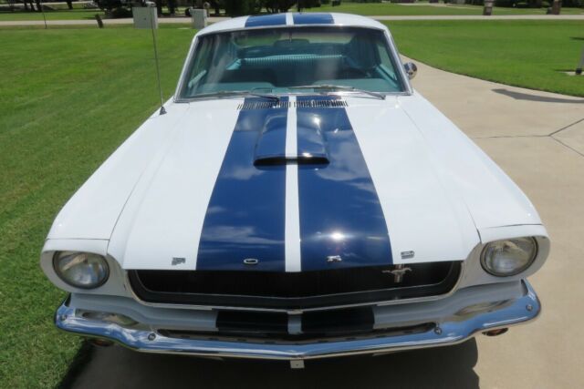 1965 White Ford Mustang Fastback