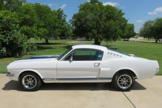 1965 White Ford Mustang Fastback