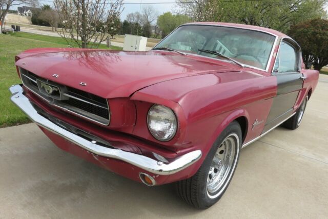 1965 Red Ford Mustang Fastback