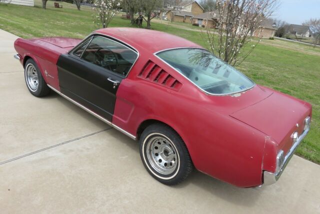 1965 Red Ford Mustang Fastback