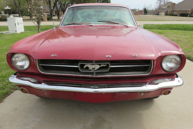 1965 Red Ford Mustang Fastback